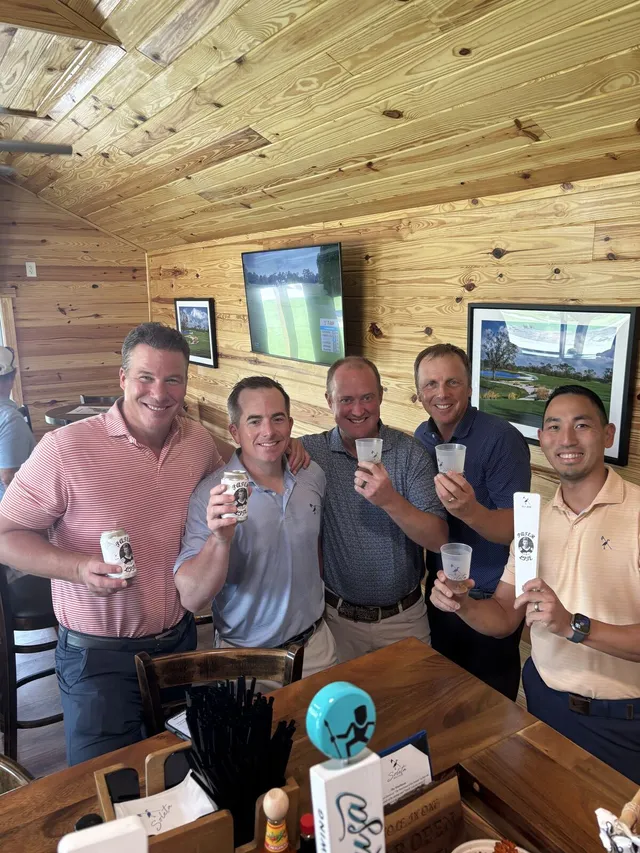 Members enjoying a drink at the club
