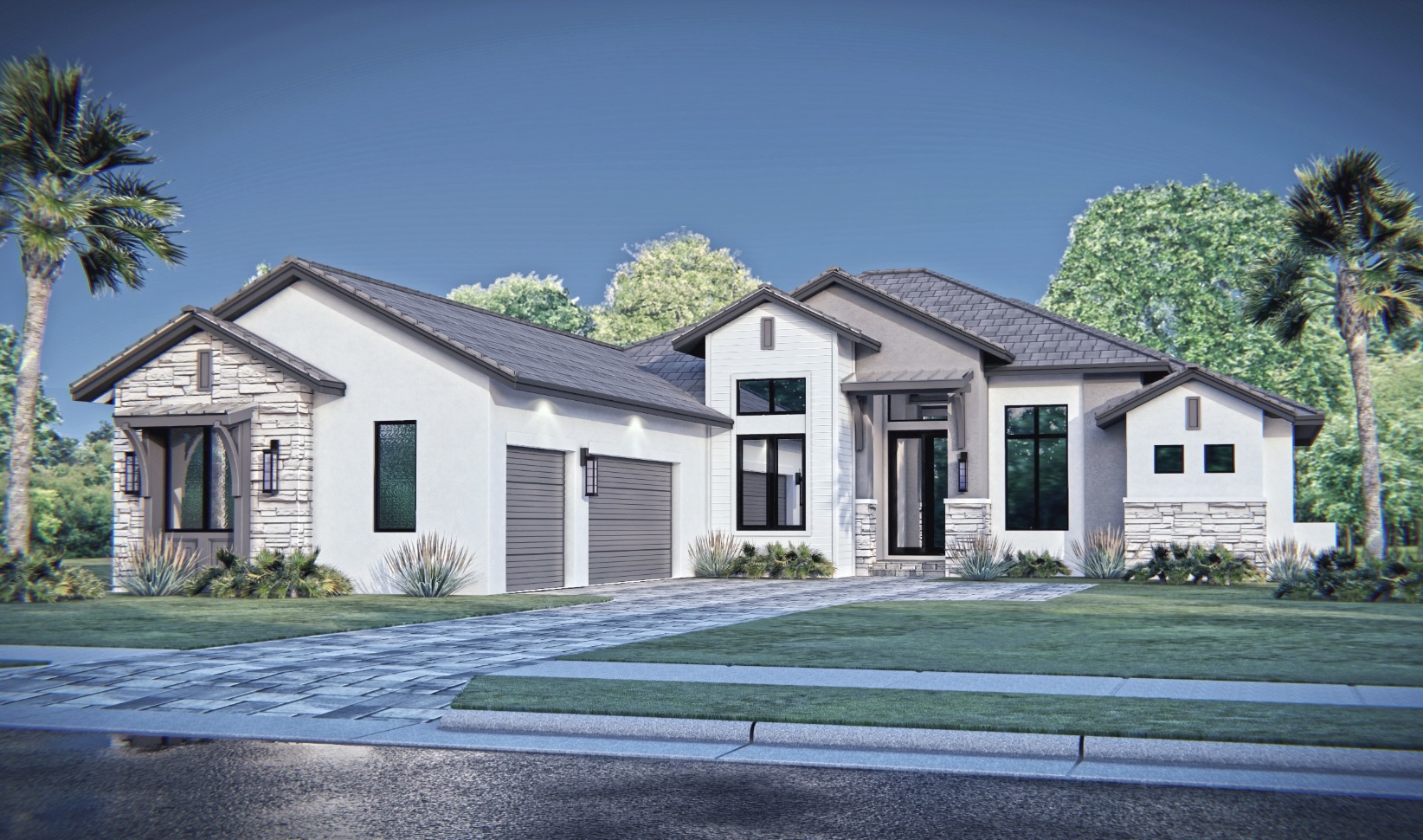 Conceptual rendering of an Anchor Builders residence at Soleta